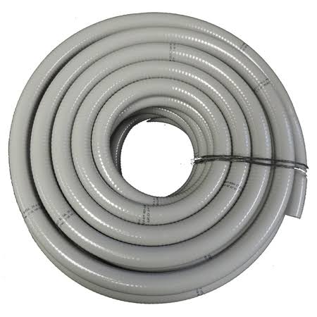 2 in. Dia x 25 ft. Non-Metallic UL Liquid Tight Electrical Conduit Kit with 2 Straight and 2 Angle Fittings T4705