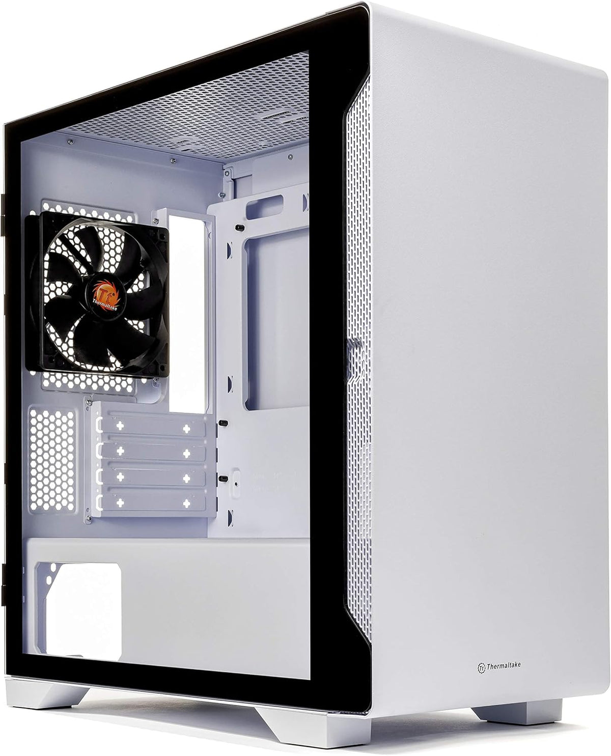 Micro-ATX Mini-Tower Computer Case with 120mm Rear Fan, White C833798