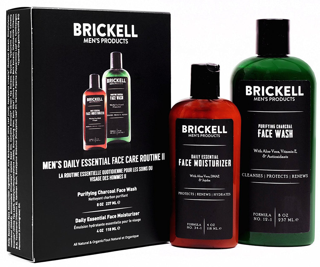 Charcoal Face Wash and Face Moisturizer Skin Care Set, Pack of 2 U283754