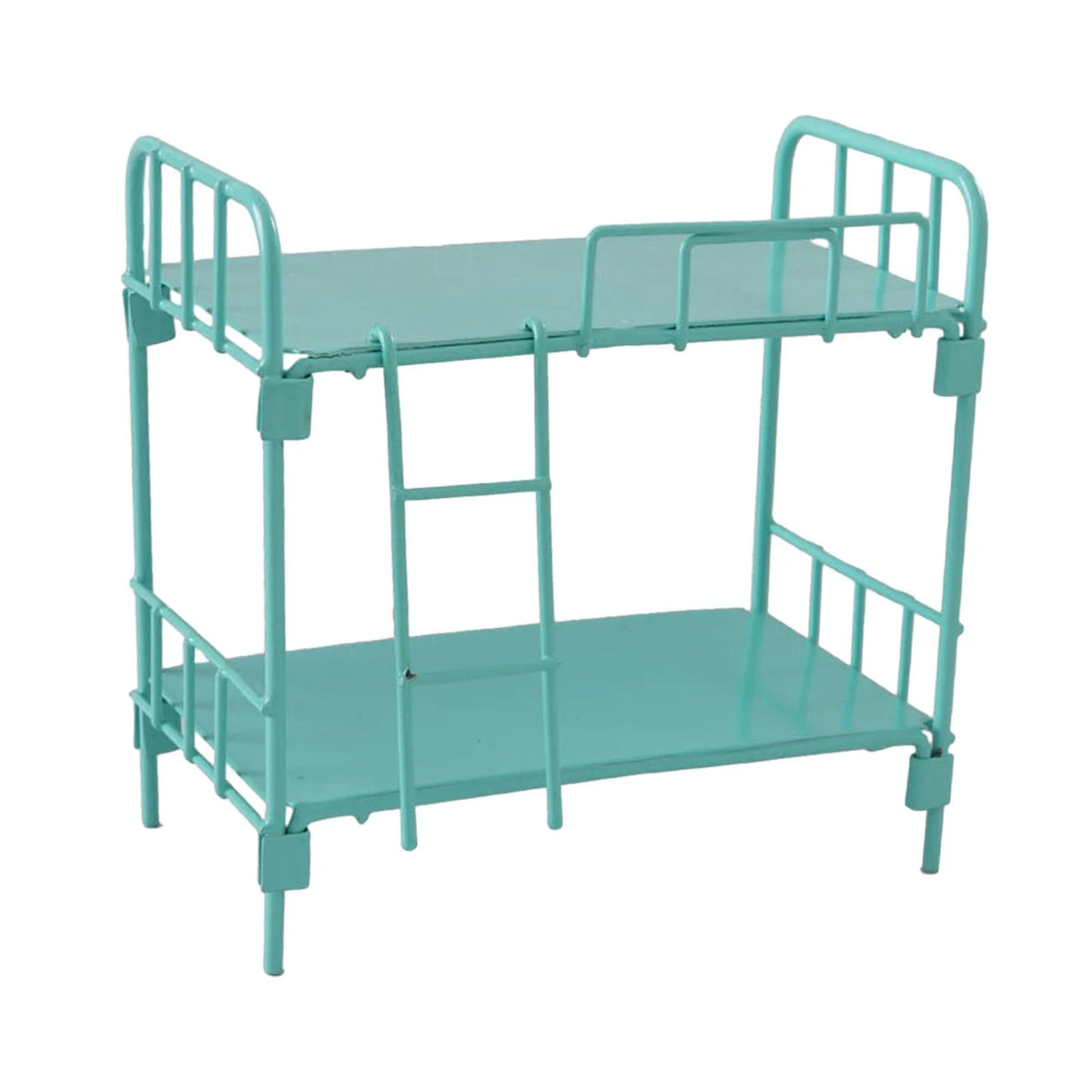Metal Bunk Bed Dollhouse Miniature Model 6x3x6inch C6760
