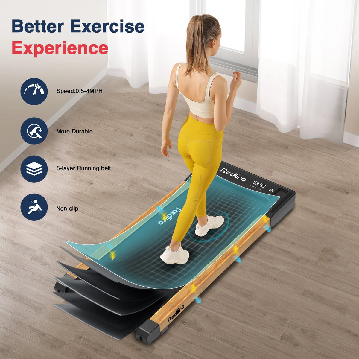 White Walking Pad Treadmill I91152