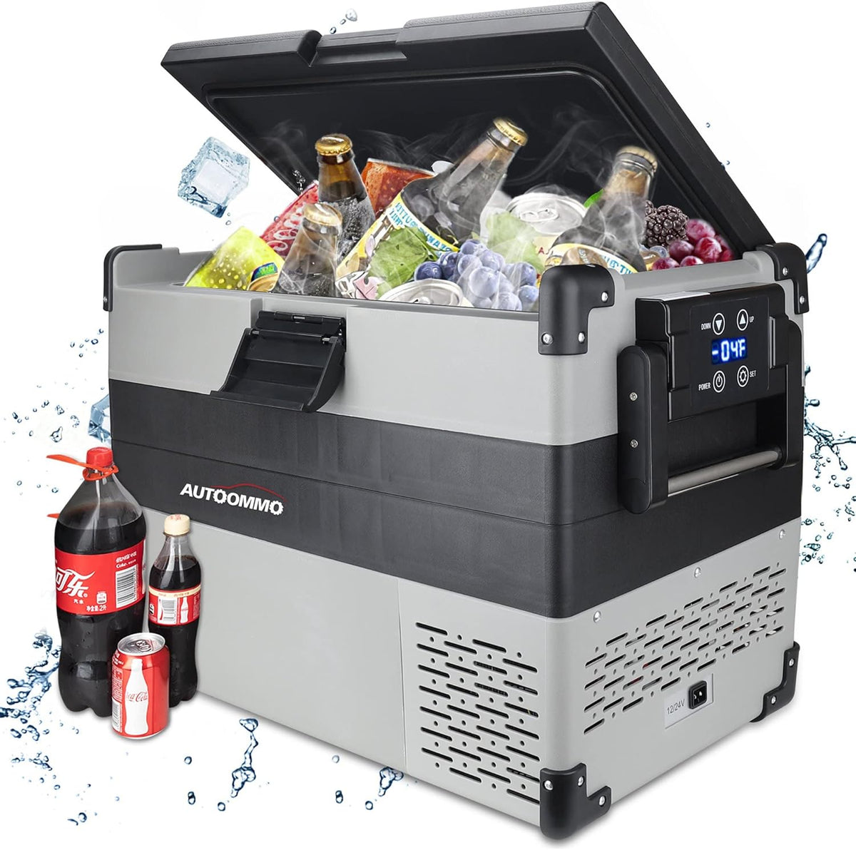 12 Volt 44 Quart Portable Car Refrigerator Freezer Fridge V78420