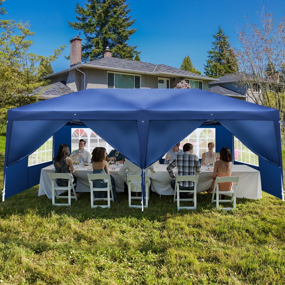 10'x20' Pop Up Canopy Tent with Carry Bag Z309245