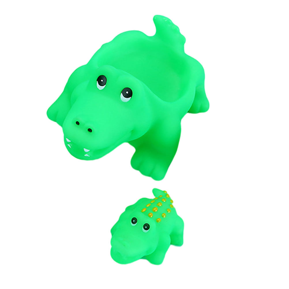 Cartoon Crocodile Kids Toys Infant Water Play Bathtub Yellow Duck Take Squirt Child Baby O228425