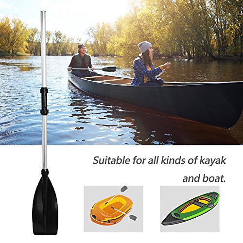 2 Pcs 4Ft Detachable Boat Canoe Paddle E12453