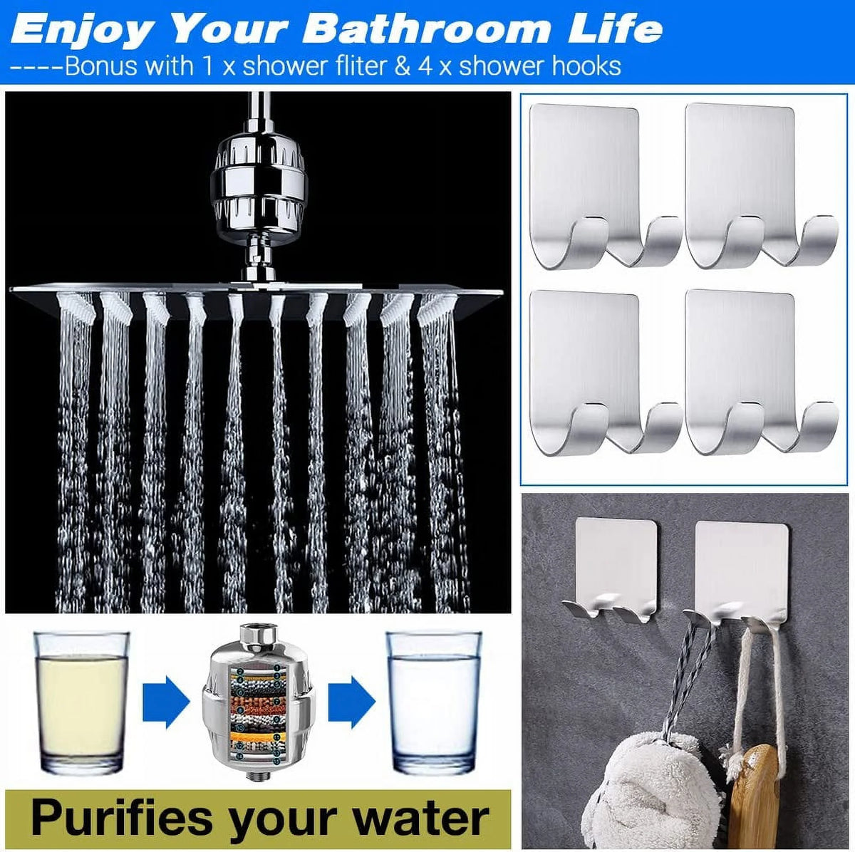 12" Rain Shower Head with Handheld Spray Combo C2955