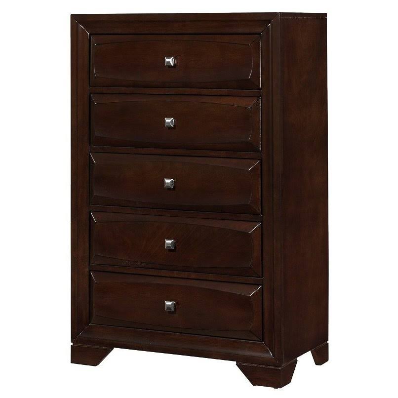 Cappuccino Brown Drawer Chest F36857