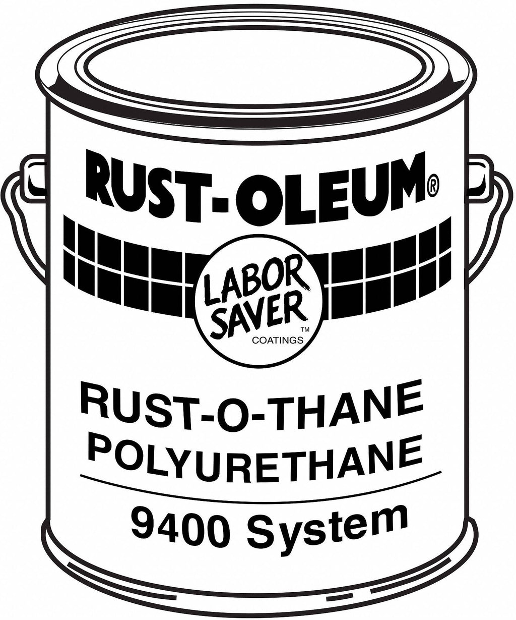 White Polyester Urethane Coating, 1 gal Q7265