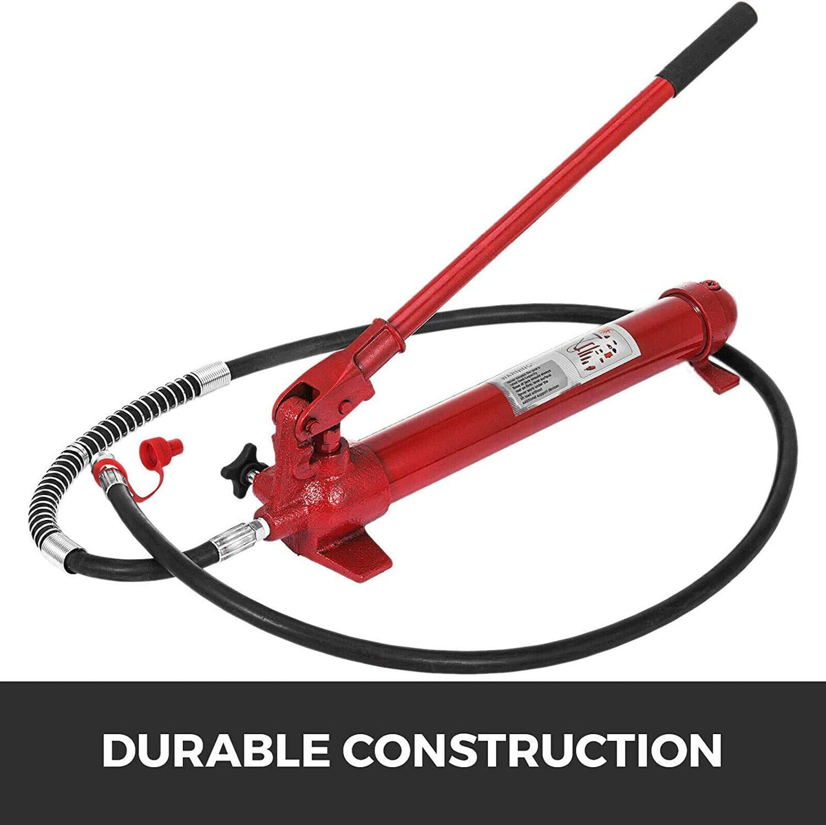10 Ton Porta Power Kit with 78.7 inch Oil Hose Hydraulic Jack A411