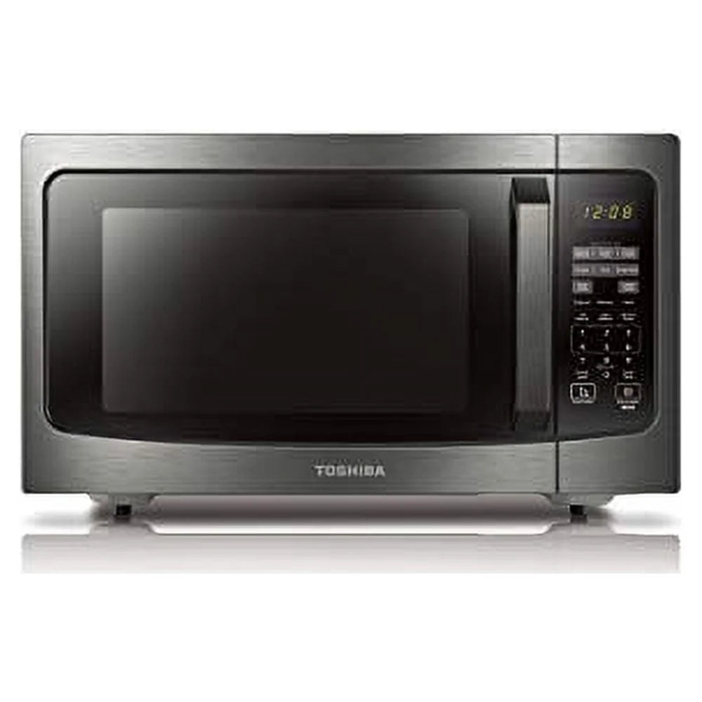 1200 Watts 1.6 cu. ft. Black Stainless Steel Countertop Microwave Oven T90573