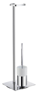 Toilet Brush with Porcelain Glass N573