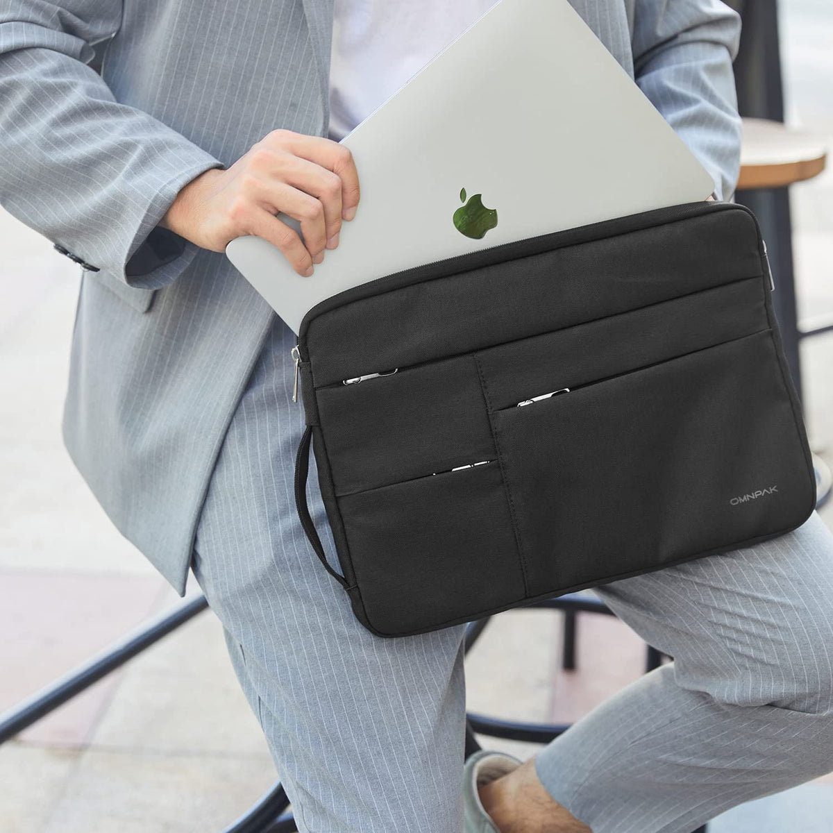 Waterproof Laptop Sleeve Case with Side Handle Strap N46848