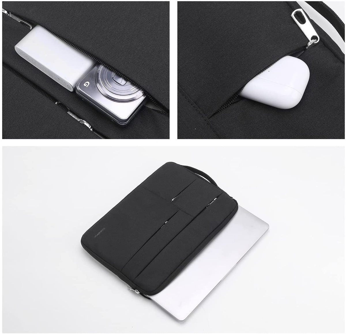 Waterproof Laptop Sleeve Case with Side Handle Strap N46848