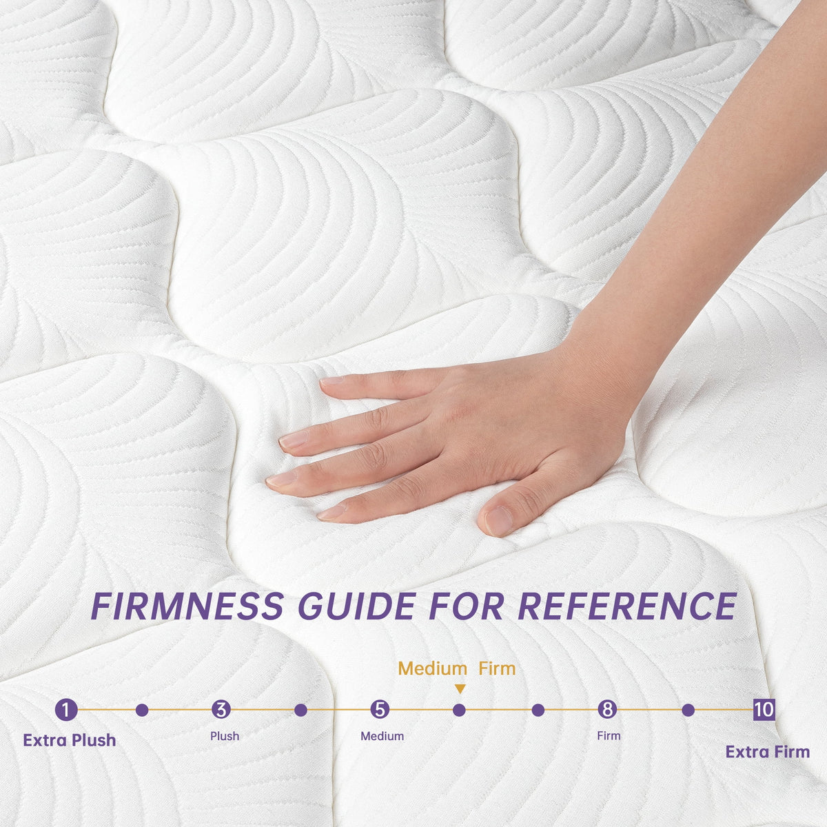 Queen Size 10 inch Memory Foam Hybrid Mattress W2020