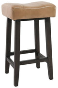 Camel Beige Backless Counterstool F4378