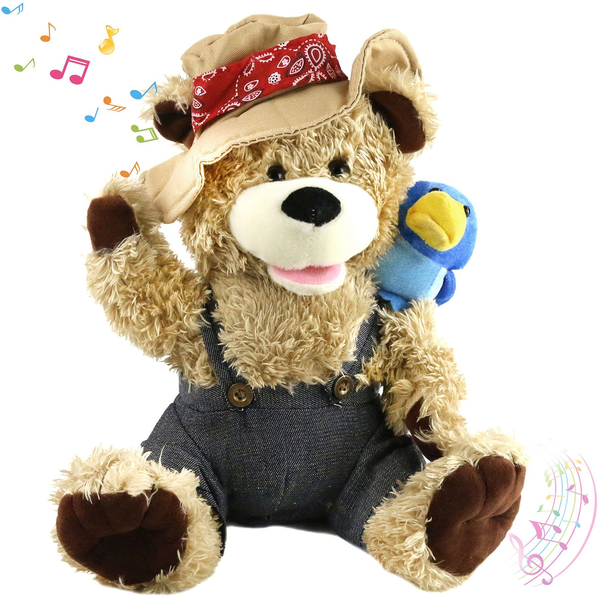 12'' Interactive Singing Teddy Bear J3926