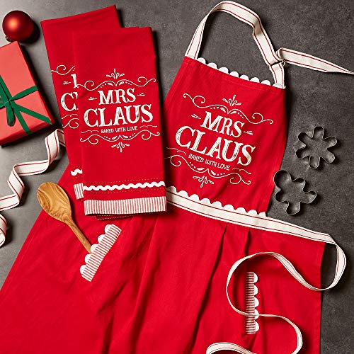Cotton Apron and Dishtowel Set, 3 Count Q519667