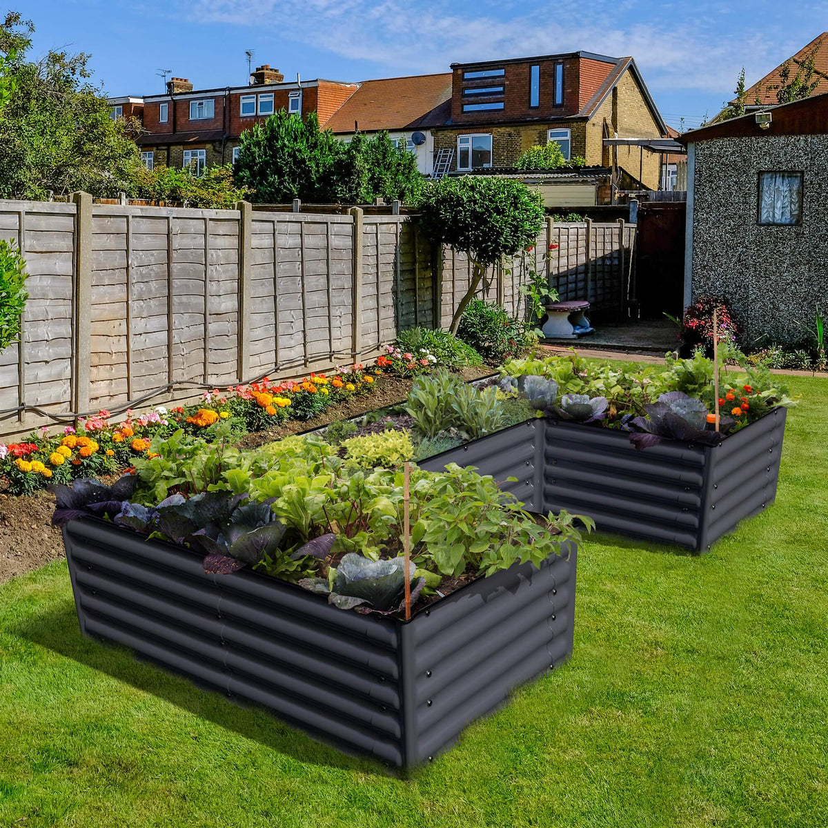 17 Tall U Shape Raised Garden Bed X141