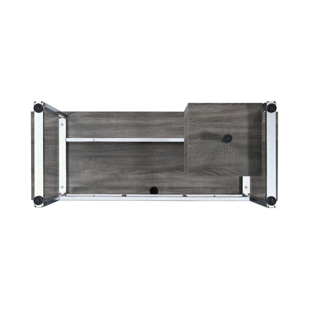 Weathered Grey Writing Desk O6219