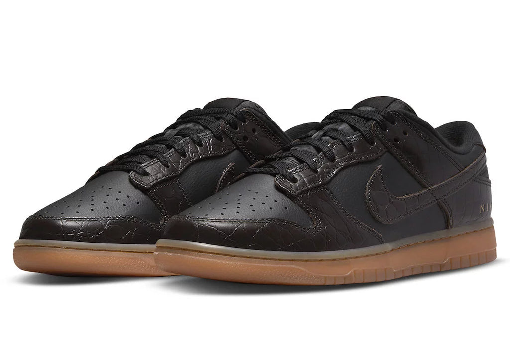 Black Velvet Brown Low Shoes E164