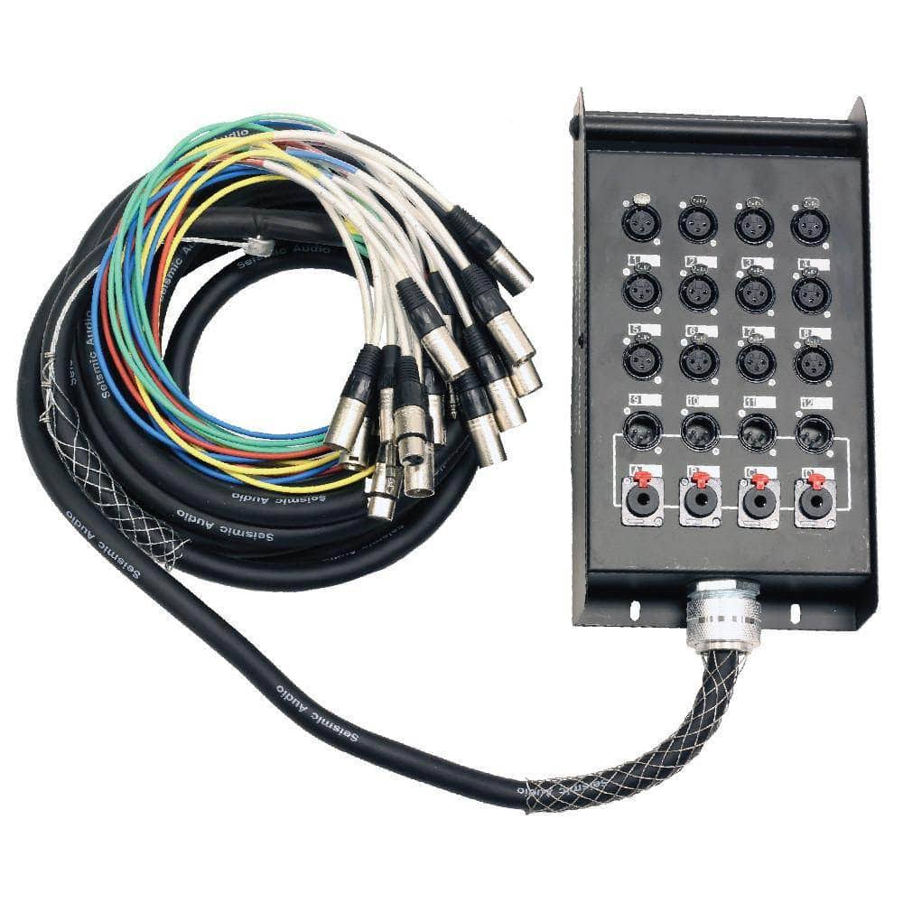 12 Channel 25& Pro Stage XLR Snake Cable D3706