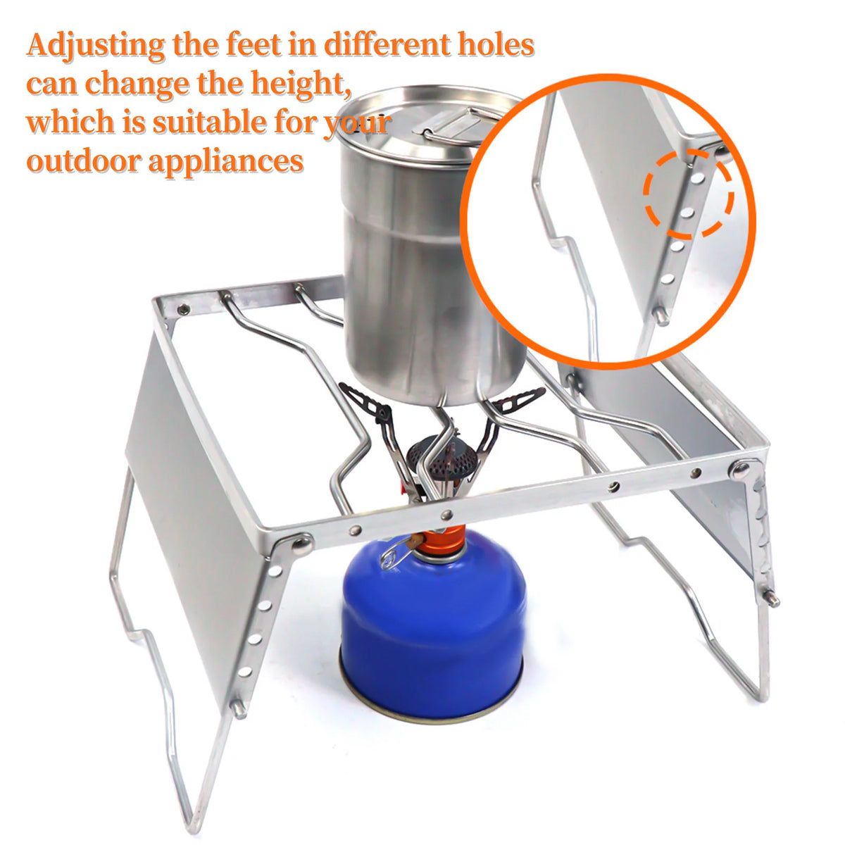 Folding Portable Charcoal BBQ Grill Stainless Steel Tabletop T949