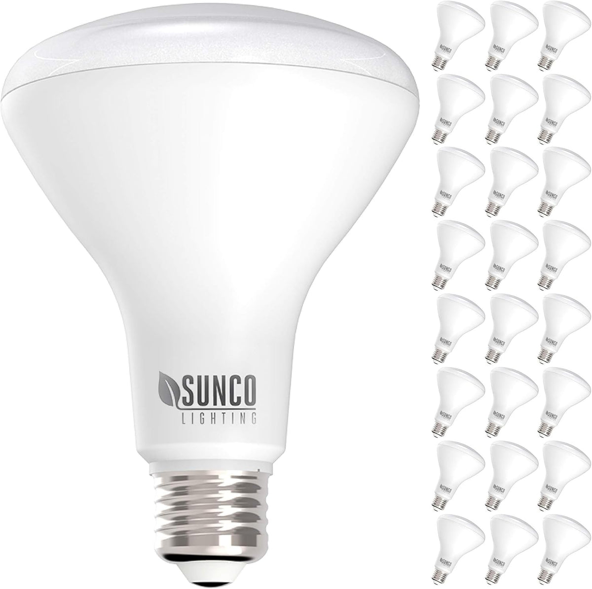 24 Pack BR30 LED Bulbs, 11W, 5000K Daylight, 850 LM, E26 Base, Dimmable E115192